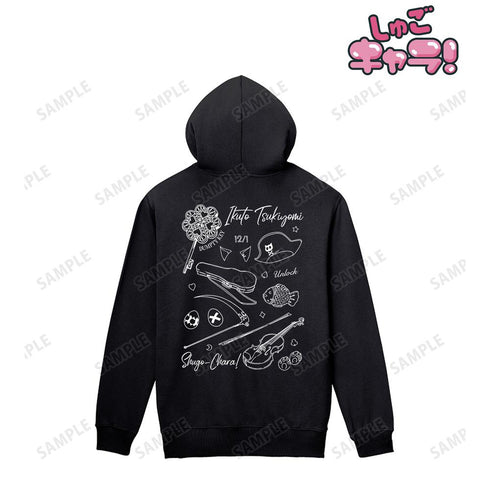 『しゅごキャラ!』月詠幾斗 Ani-Sketch バックプリントジップパーカーメンズ【202601再販】