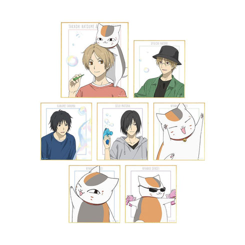 『夏目友人帳』描き下ろしイラスト シャボン玉ver. トレーディングミニ色紙(単位/BOX)【202602再販】