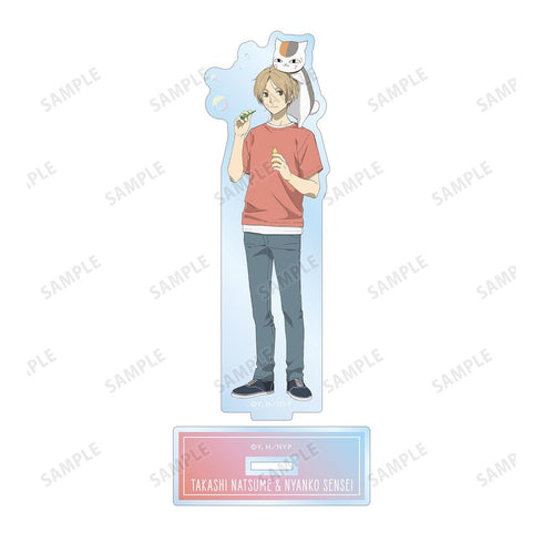 『夏目友人帳』描き下ろしイラスト 夏目貴志&ニャンコ先生 シャボン玉ver. BIGアクリルスタンド【202602再販】