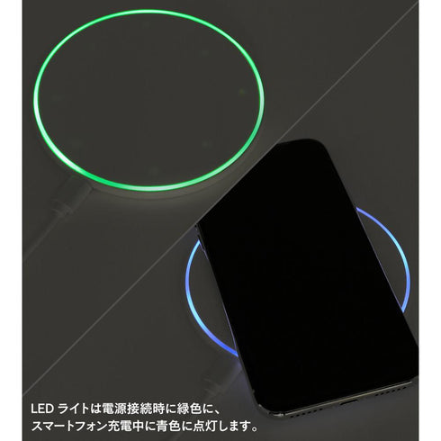 『しゅごキャラ!』モチーフ柄 サークル型Qi対応充電器 ピンク【202601再販】