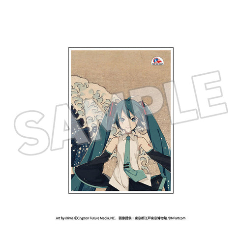 『葛飾北斎×初音ミク』B2布ポスター 冨嶽三十六景 神奈川沖浪裏 【日本限定】【202601再販】