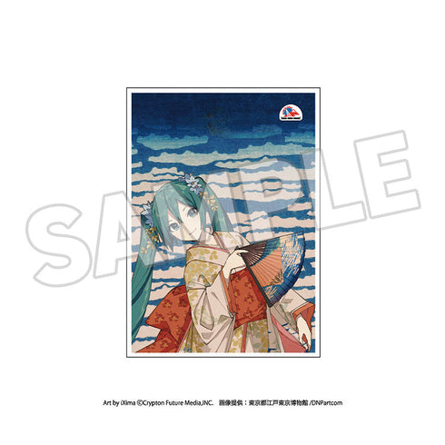 『葛飾北斎×初音ミク』B2布ポスター 冨嶽三十六景 凱風快晴 【日本限定】【202601再販】