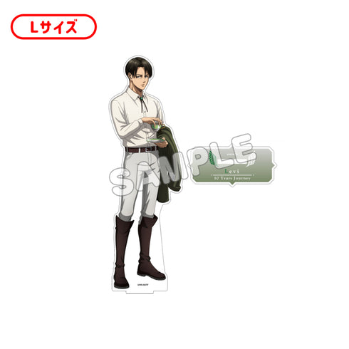 『進撃の巨人』10 Years Journey/描き下ろしアクリルフィギュアL リヴァイ