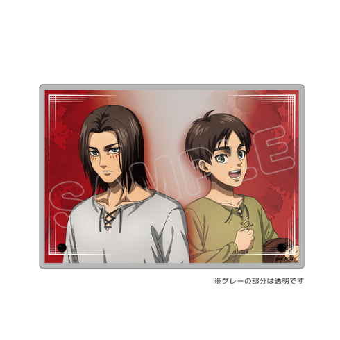 『進撃の巨人』10 Years Journey/2層アクリルプレート エレン