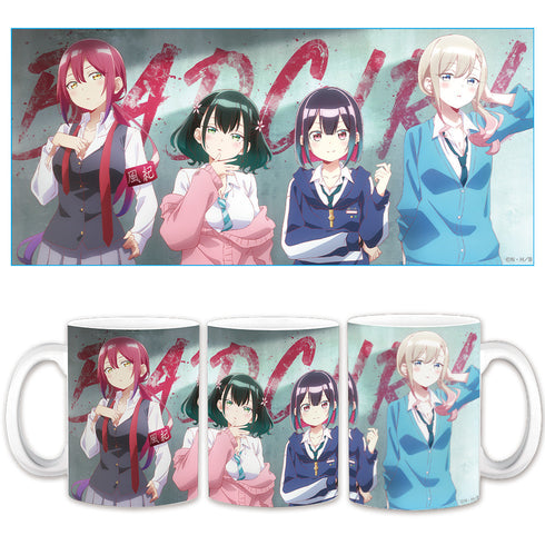 『ばっどがーる』マグカップ 優&亜鳥&涼&るら ティザービジュアルver.