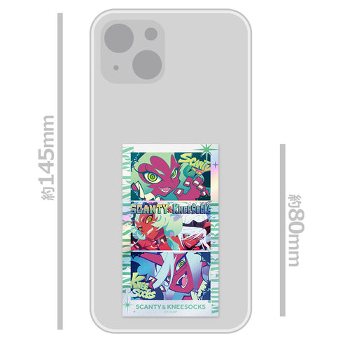 『New PANTY & STOCKING with GARTERBELT』サムネイルキラステッカーセット スキャンティ&ニーソックス