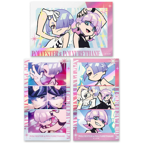 『New PANTY & STOCKING with GARTERBELT』サムネイルキラステッカーセット ポリエステル&ポリウレタン