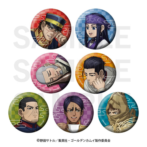 『ゴールデンカムイ×E-DINER』トレーディングメタリック缶バッジ(全7種)【BOX】