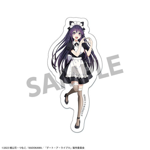 『デート・ア・ライブV』描き下ろしダイカットステッカー 夜刀神十香 メイド ver.