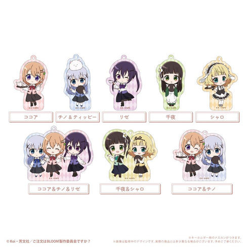『ご注文はうさぎですか? BLOOM』わいわいアクリルキーホルダー【BOX】
