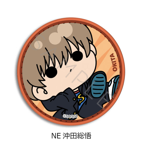 『3年Z組銀八先生』レザーバッジ mochochoシリーズ第2弾 NE 沖田総悟