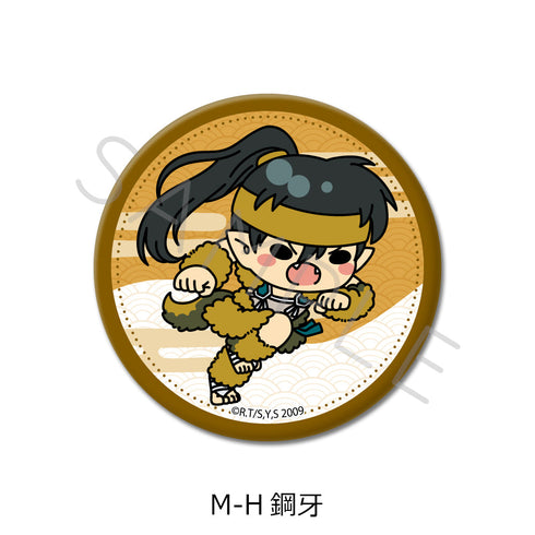 『犬夜叉』缶バッジ(57mm) M-H 鋼牙