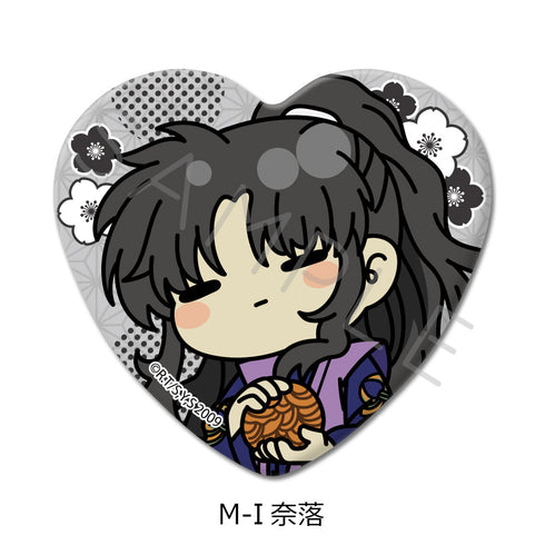 『犬夜叉』ハート型缶バッジ M-I 奈落