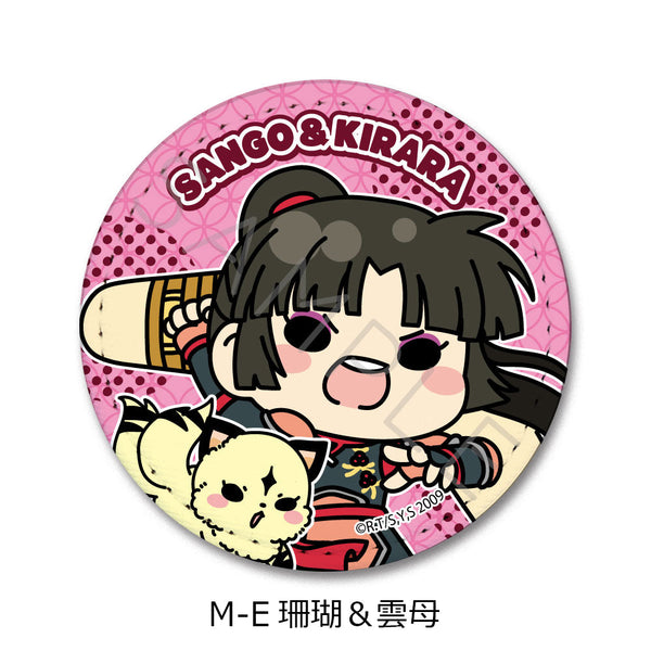 《犬夜叉》皮革徽章 M-E 珊瑚&云母