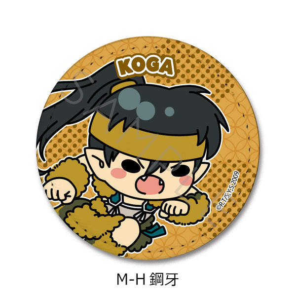 《犬夜叉》皮革徽章 M-H 钢牙