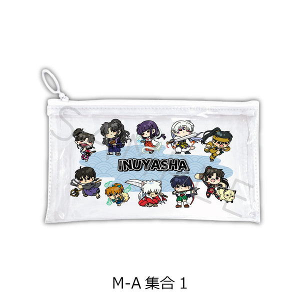 『犬夜叉』フラットクリアポーチ M-A 集合1