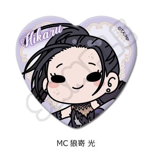 『メダリスト』ハート型缶バッジ MC 狼嵜光