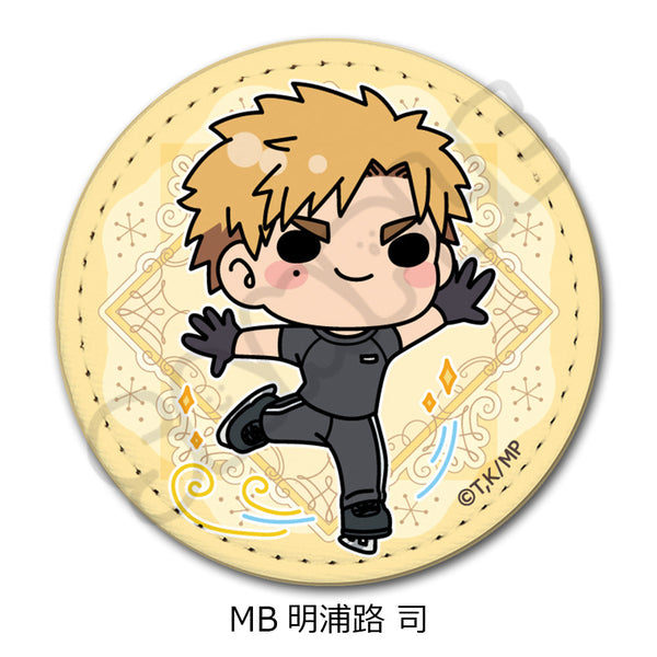 『メダリスト』レザーバッジ(丸形) MB 明浦路司