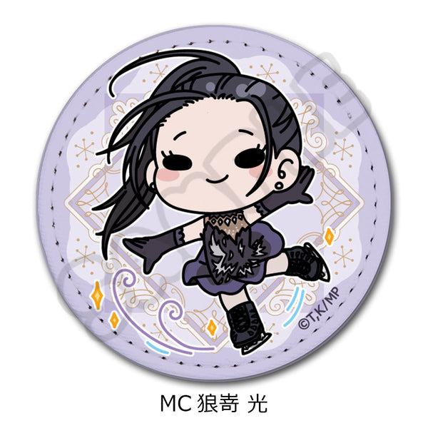 『メダリスト』レザーバッジ(丸形) MC 狼嵜光