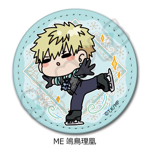 『メダリスト』レザーバッジ(丸形) ME 鴗鳥理凰