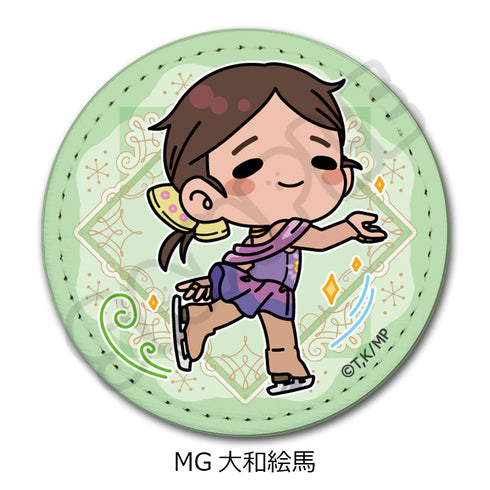 『メダリスト』レザーバッジ(丸形) MG 大和絵馬