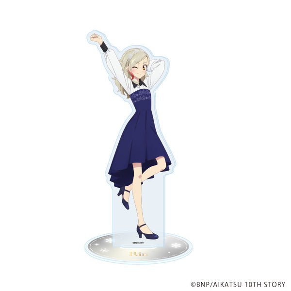 『アイカツ!』アクリルスタンド23/黒沢凛 雪柄コーデver.(描き下ろしイラスト)