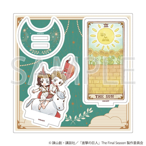 『進撃の巨人The Final Season』アクリルスタンドプレート11/ファルコ・グライス&ガビ・ブラウン タロットver.(グラフアートイラスト)