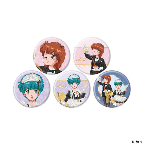 『魔法のスターマジカルエミ』缶バッジ03/執事&メイドver. コンプリートセット(全5種)(描き下ろしイラスト)
