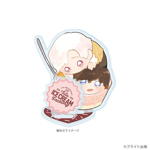 『Tulle Ice Cream Factory -7th Anniversary-』アクリルスタンドプレート02/アキミツ先生(描き下ろしイラスト)