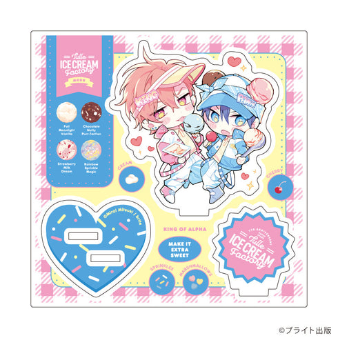 『Tulle Ice Cream Factory -7th Anniversary-』アクリルスタンドプレート16/三月未来先生(描き下ろしイラスト)
