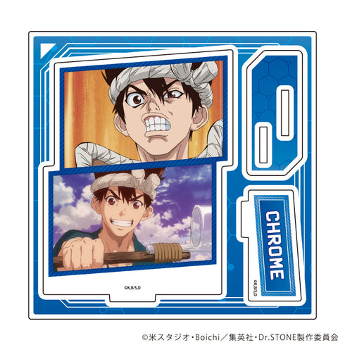 『Dr.STONE』アクリルスタンドプレート10/クロム(場面写イラスト)
