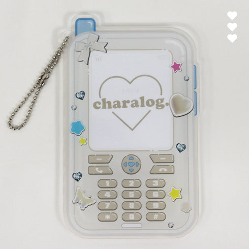 『推し活グッズ』アクリルカードホルダー(ガラケー) 10 ホワイト