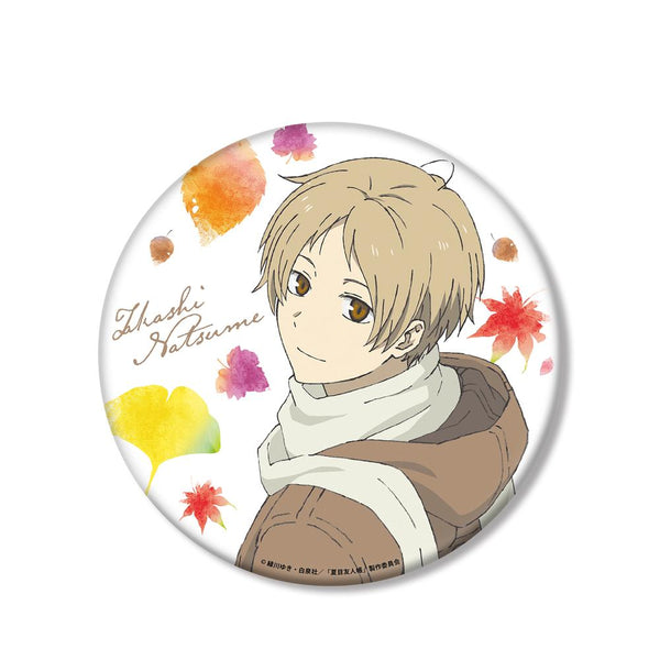 『夏目友人帳』描き下ろしイラスト 夏目貴志 紅葉狩りver. BIG缶バッジ【202602再販】