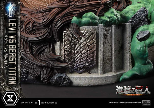 『進撃の巨人』アルティメットプレミアムマスターライン リヴァイ VS 獣の巨人