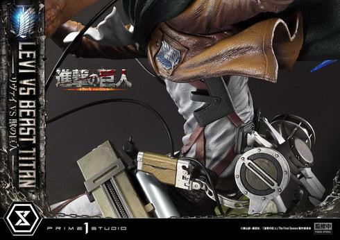 『進撃の巨人』アルティメットプレミアムマスターライン リヴァイ VS 獣の巨人