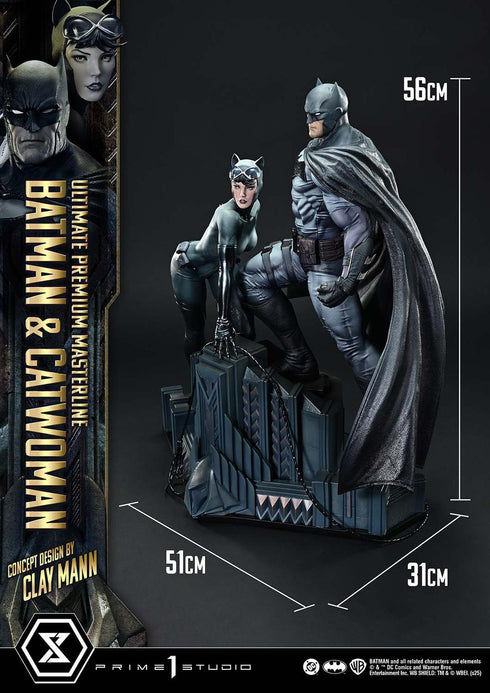 『バットマン(コミック)』アルティメットプレミアムマスターライン バットマン&キャットウーマン(Concept Design by CLAY MANN)