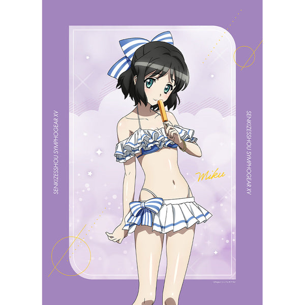 『戦姫絶唱シンフォギアXV』描き下ろしB2タペストリー(未来/マリンセーラー水着)Wスエード