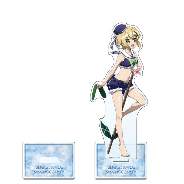 『戦姫絶唱シンフォギアXV』描き下ろし特大アクリルスタンド(切歌/マリンセーラー水着)