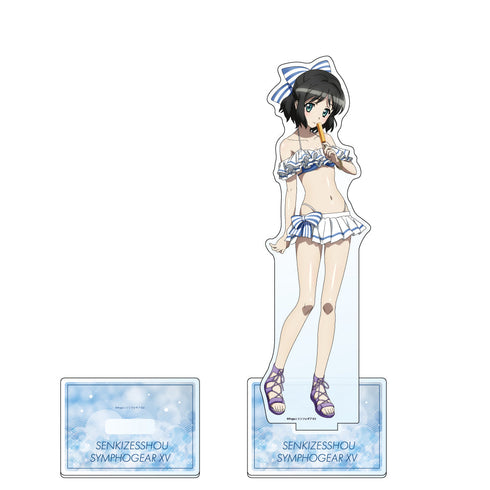 『戦姫絶唱シンフォギアXV』描き下ろし特大アクリルスタンド(未来/マリンセーラー水着)