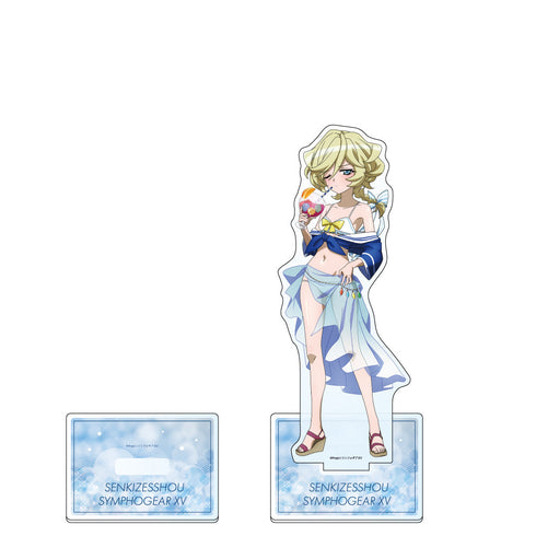 『戦姫絶唱シンフォギアXV』描き下ろし特大アクリルスタンド(キャロル/マリンセーラー水着)