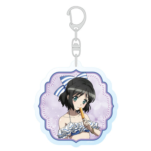 『戦姫絶唱シンフォギアXV』描き下ろしアクリルキーホルダー(未来/マリンセーラー水着)