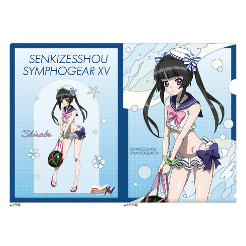 『戦姫絶唱シンフォギアXV』描き下ろしクリアファイル(調/マリンセーラー水着)