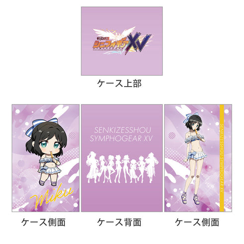 『戦姫絶唱シンフォギアXV』描き下ろしデッキケース(未来/マリンセーラー水着)