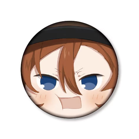 『文豪ストレイドッグス』トレーディング むにっとフェイス缶バッジ【BOX】