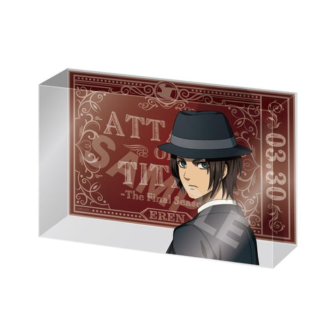 『進撃の巨人 The Final Season』クリスタルアートボード /01 エレン【202510再販】