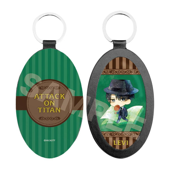 『進撃の巨人』進撃の巨人 The Final Season キャラでるアート レザーキーホルダー /04 リヴァイ【202602再販】