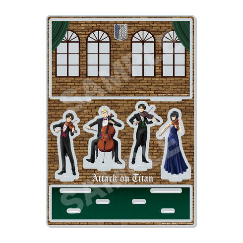 『進撃の巨人』四重奏ver. ジオラマアクリルセット /01 集合【202602再販】