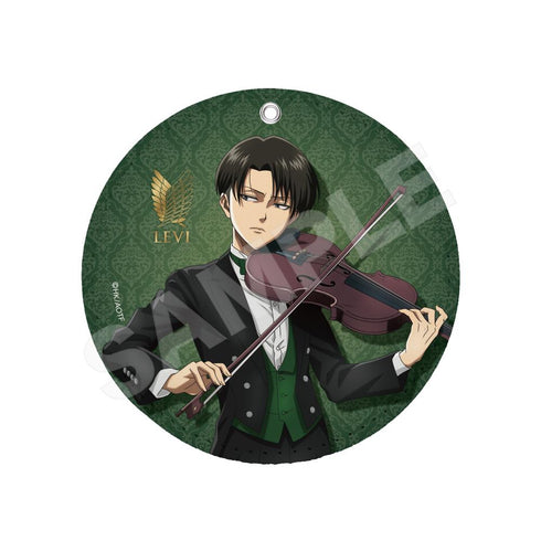 『進撃の巨人』四重奏ver. レザーコースターキーホルダー /03 リヴァイ【202602再販】
