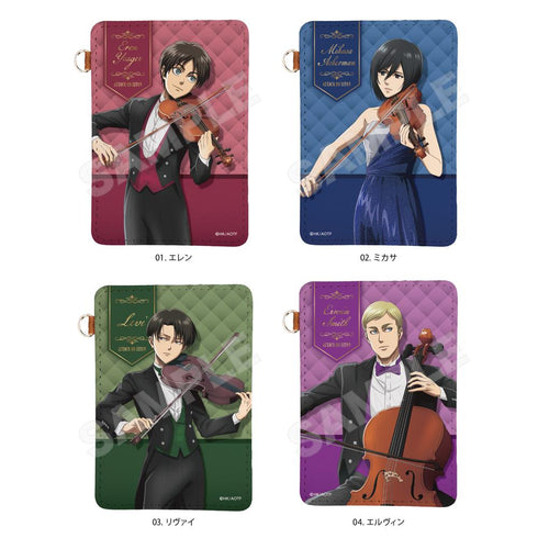 『進撃の巨人』四重奏ver. レザーパスケース /03 リヴァイ