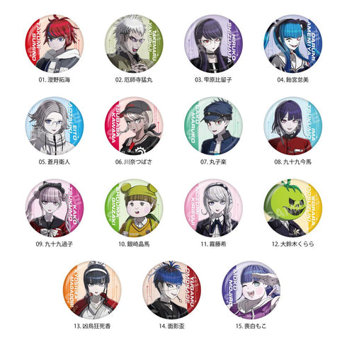 『HUNDRED LINE -最終防衛学園-』缶バッジ /01 全15種【BOX】